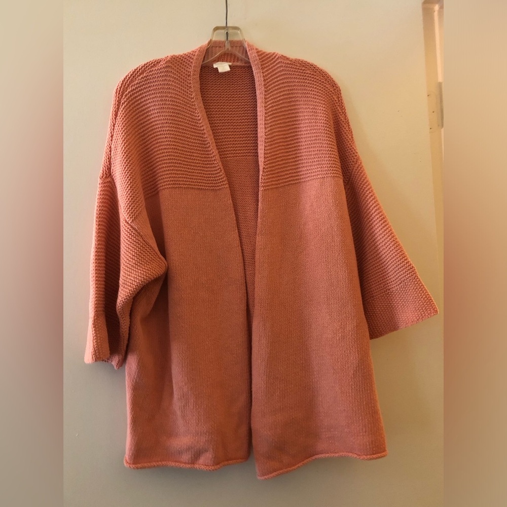 Chicos open sweater. Shaker knit. Size 2
